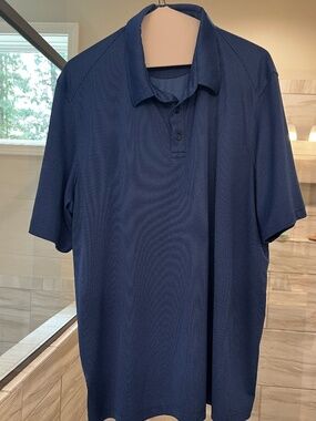 Johnston & Murphy Performance Polo Shirt in Blue